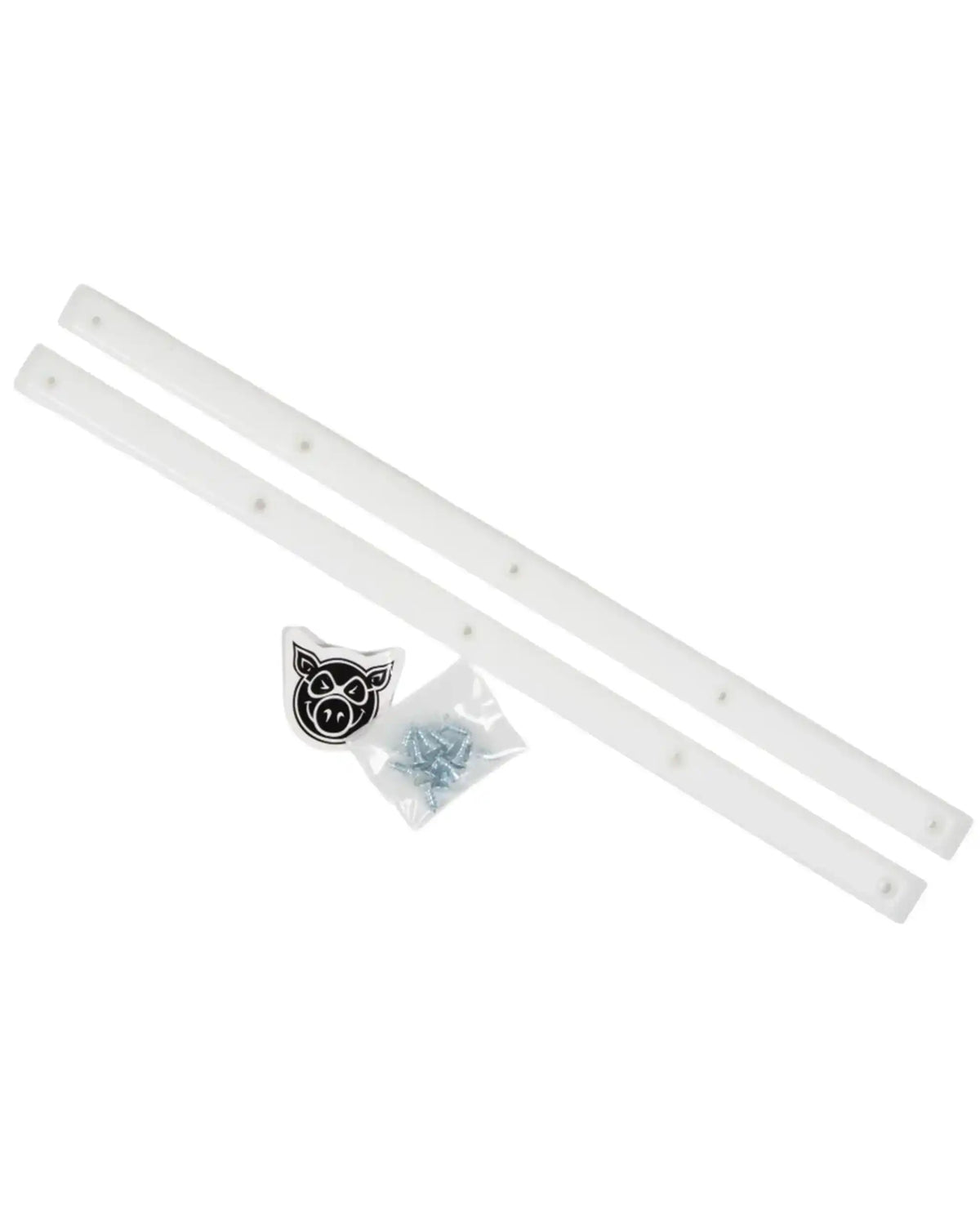 PIG Rails Skateboard Accessory - White – view 2