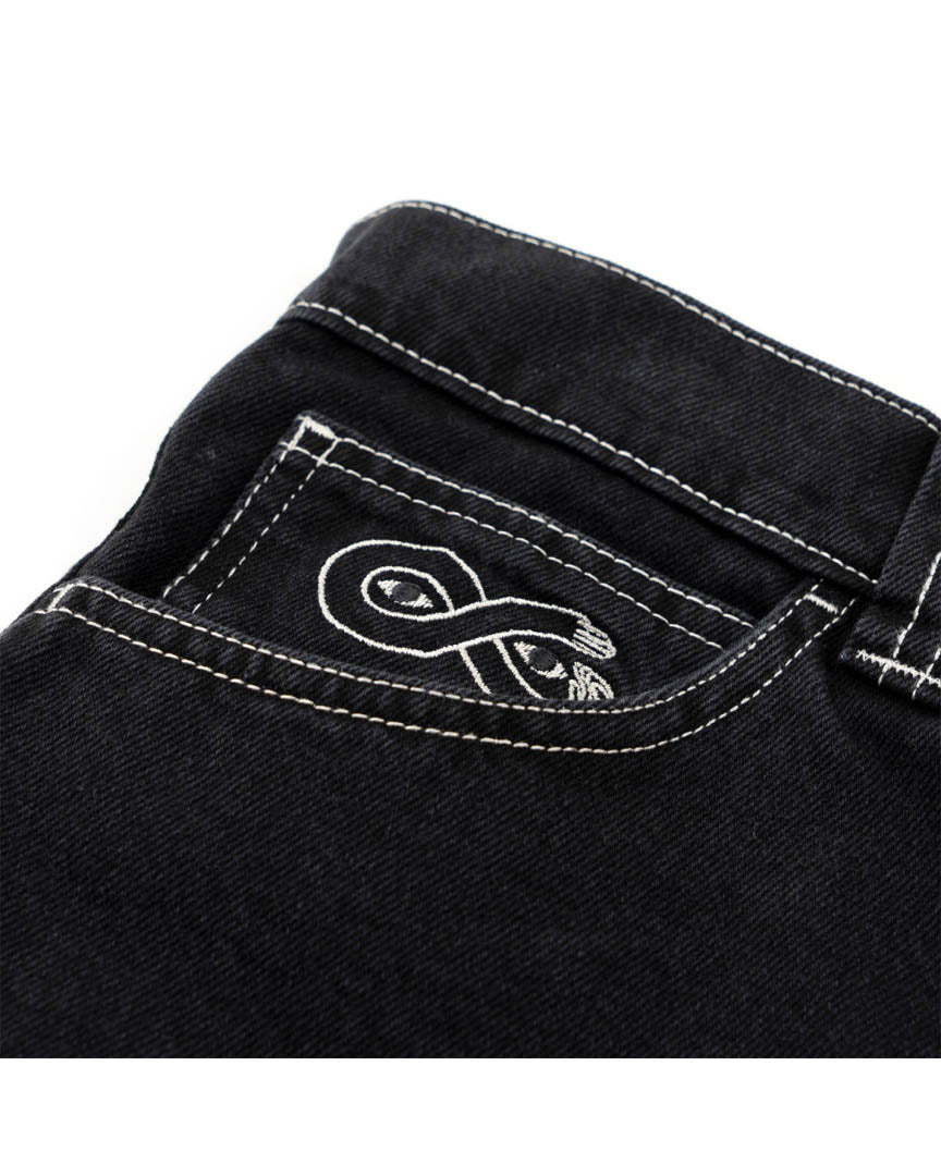 Og Denim Pants Stitch Ult - Black Denim