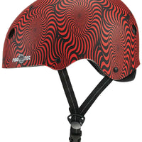 Protection Low Pro Spitfire Helmet - Red Swirl