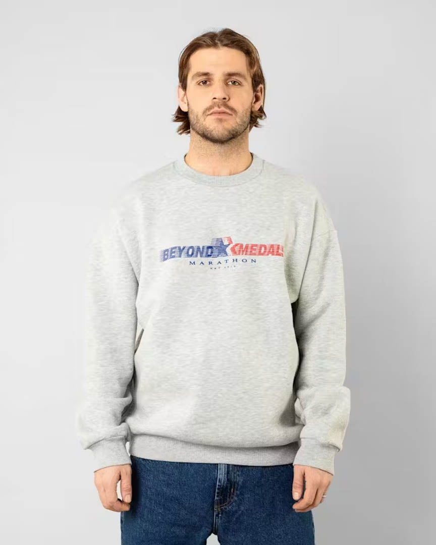 Cotton ouaté Crewneck Marathon - Grey