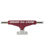 Stg11 Btg Speed Skateboard Trucks - Burgundy/Silver