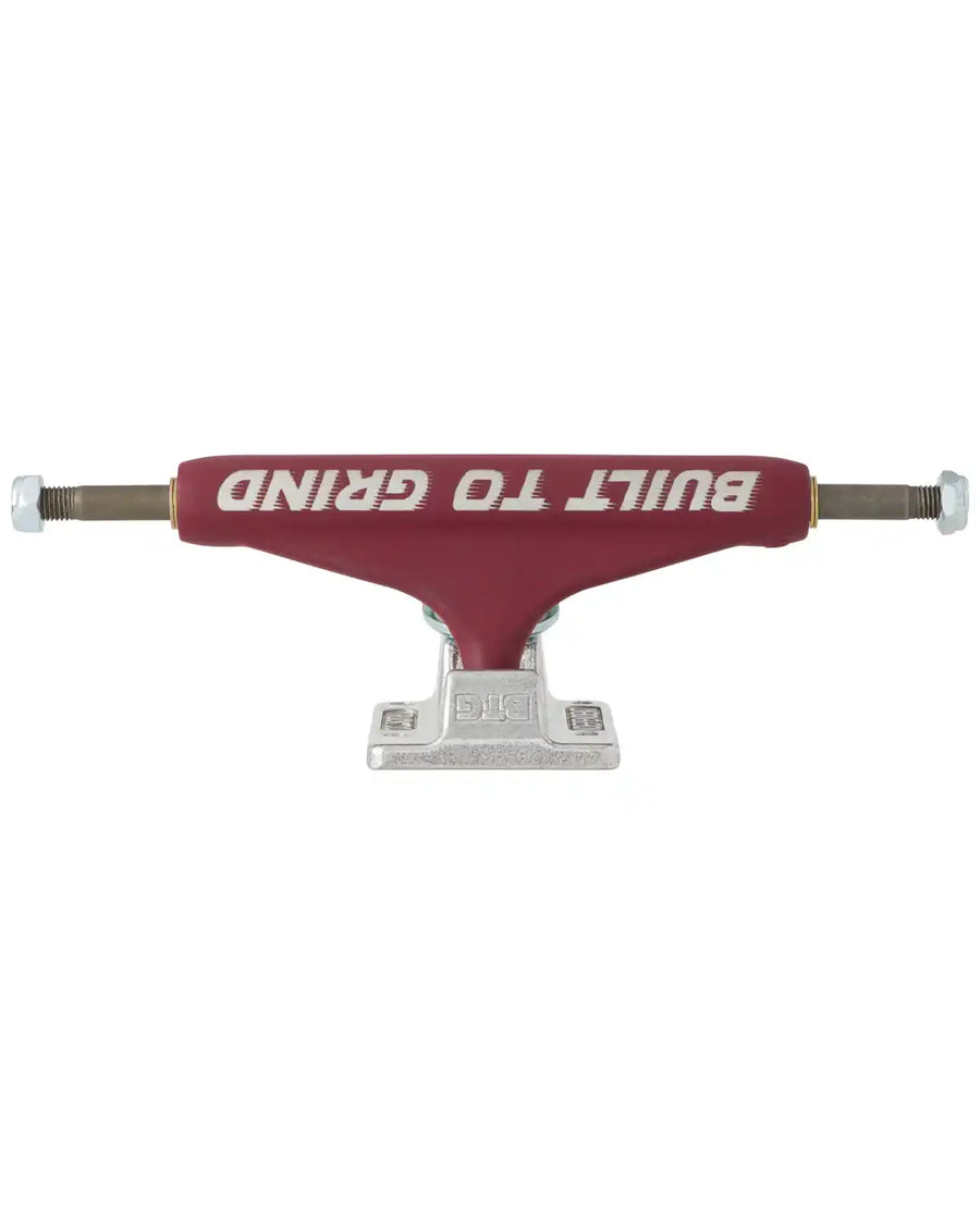 Stg11 Btg Speed Skateboard Trucks - Burgundy/Silver