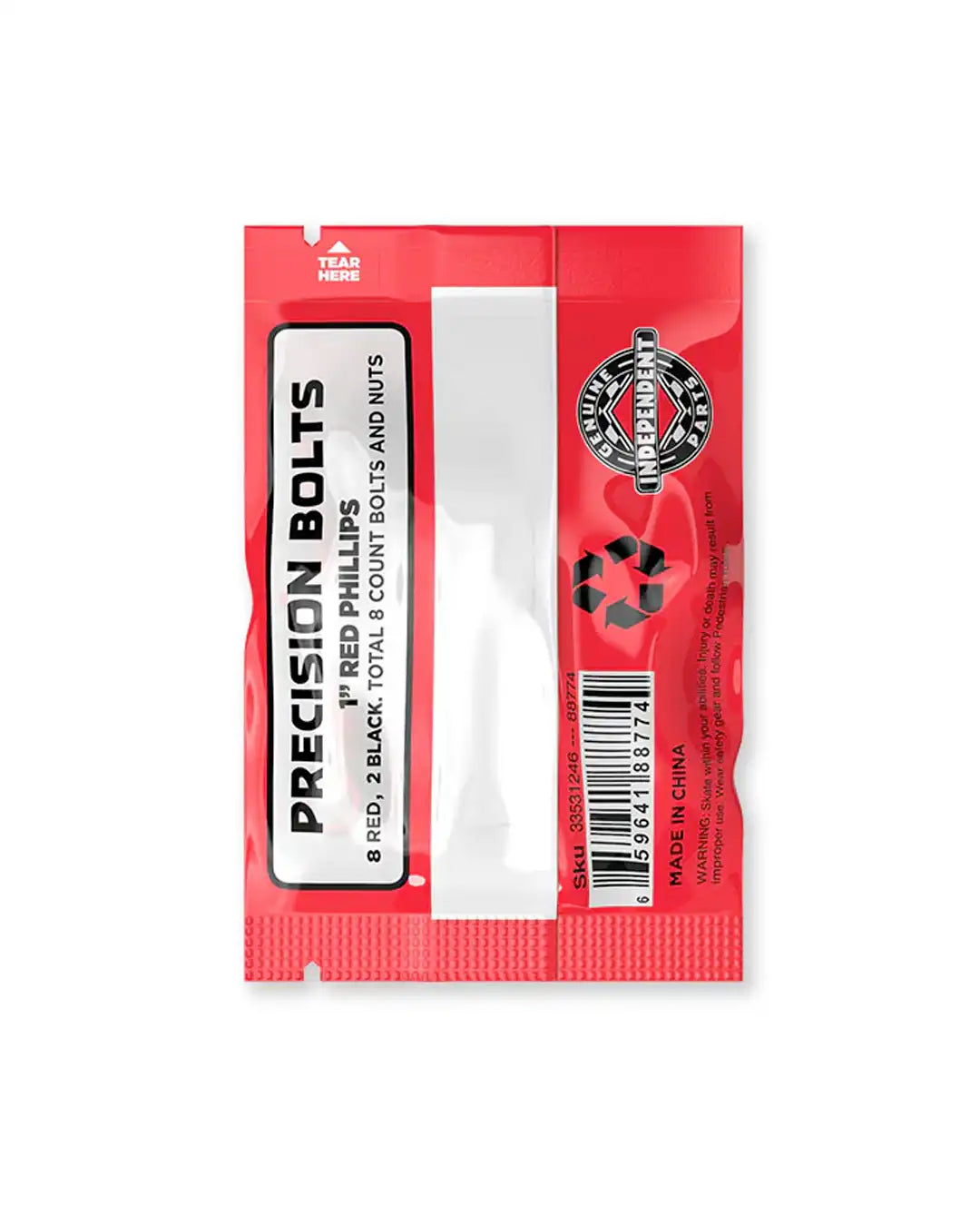 1in Phillips Genuine Hardware W/Tool - Red/Black