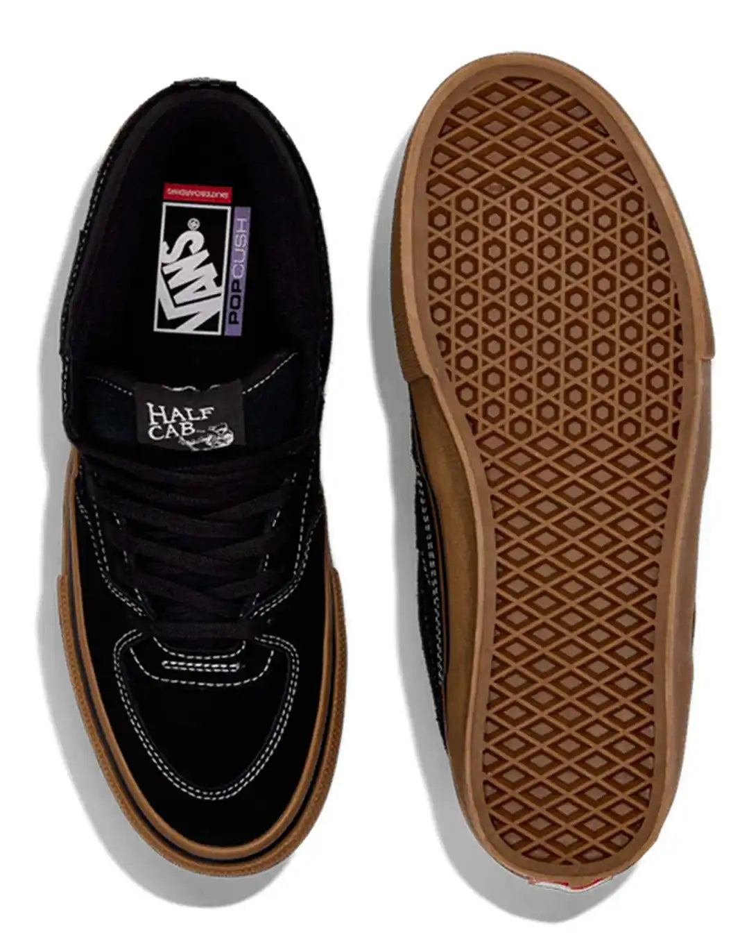 Souliers Skate Half Cab - Black/Gum/White