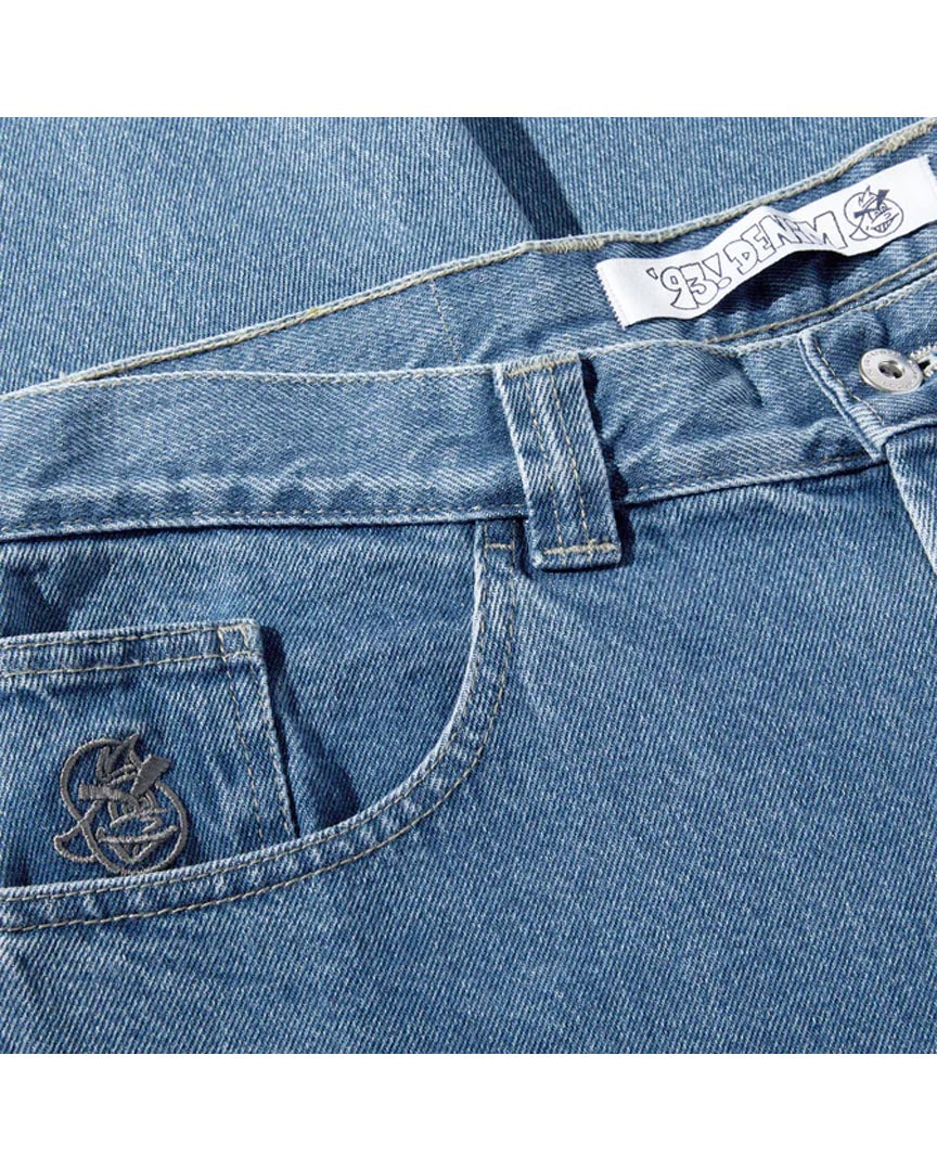 93'! Denim Jeans - Mid Blue