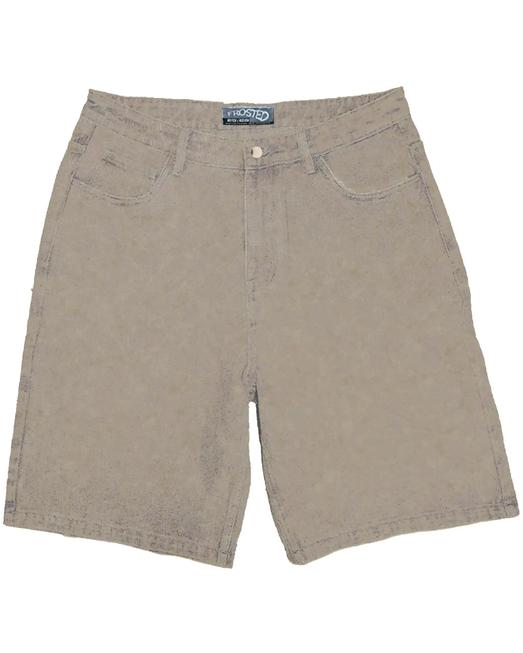 Wavy Baggy Shorts - Faded Khaki