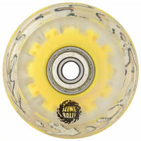 Light Ups Pg Slime 78A Longboard Wheels - Red/Yellow 60mm