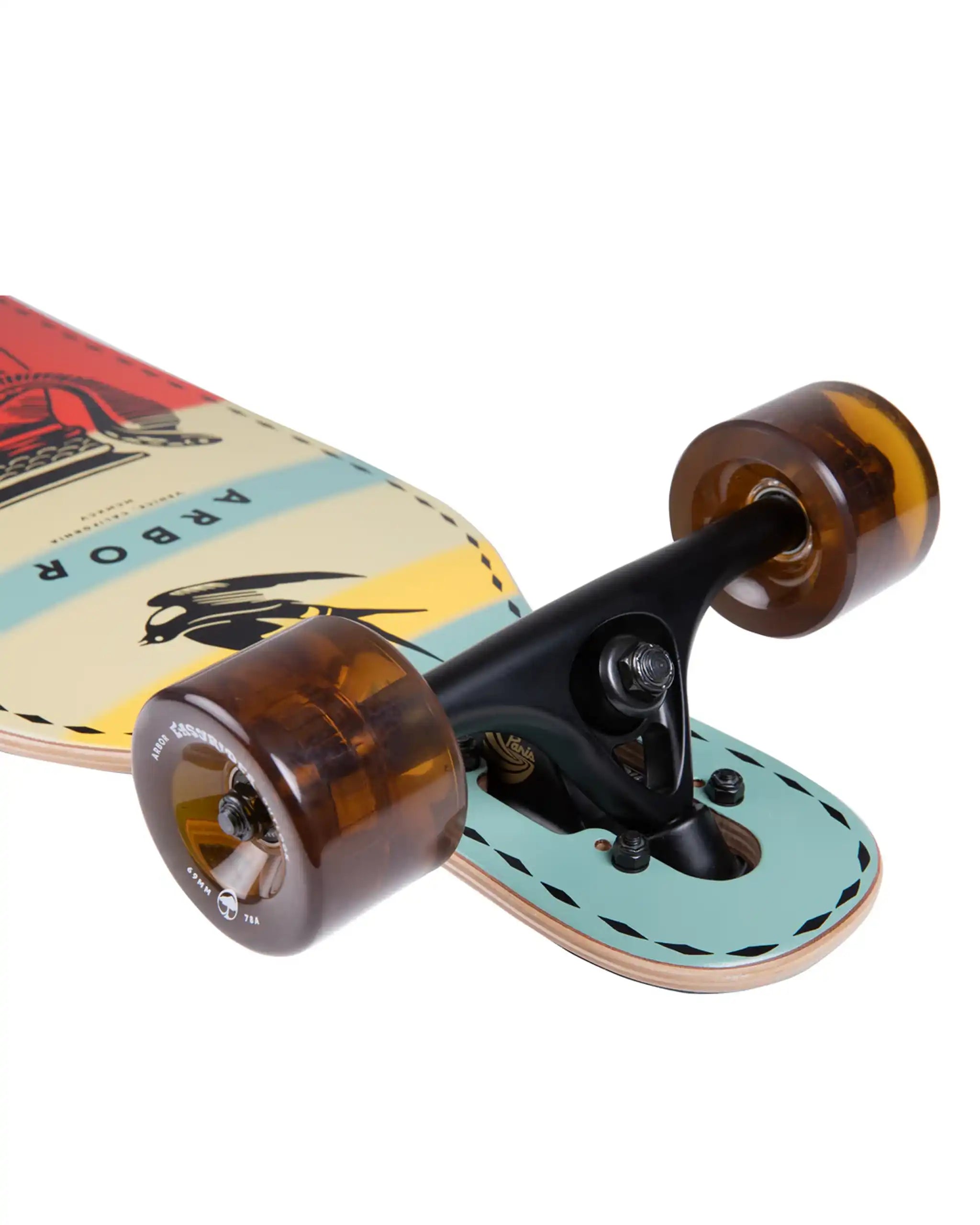 Longboard Complet Drop Thru Artist Jess Mudgett Axis 37