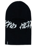 Jacquard Knit Balaclava - Black