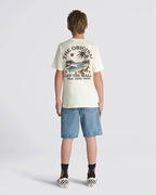 Kids Check-5 Baggy Denim Shorts - Stonewash
