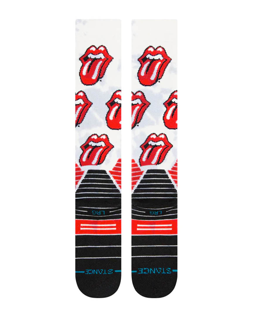 The Rolling Stones Licks Snow Socks - Black