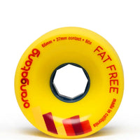 Fat Free Longboard Wheels - Yellow