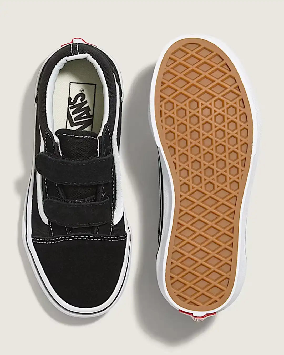 Souliers Little Kids Old School V - Black/True White