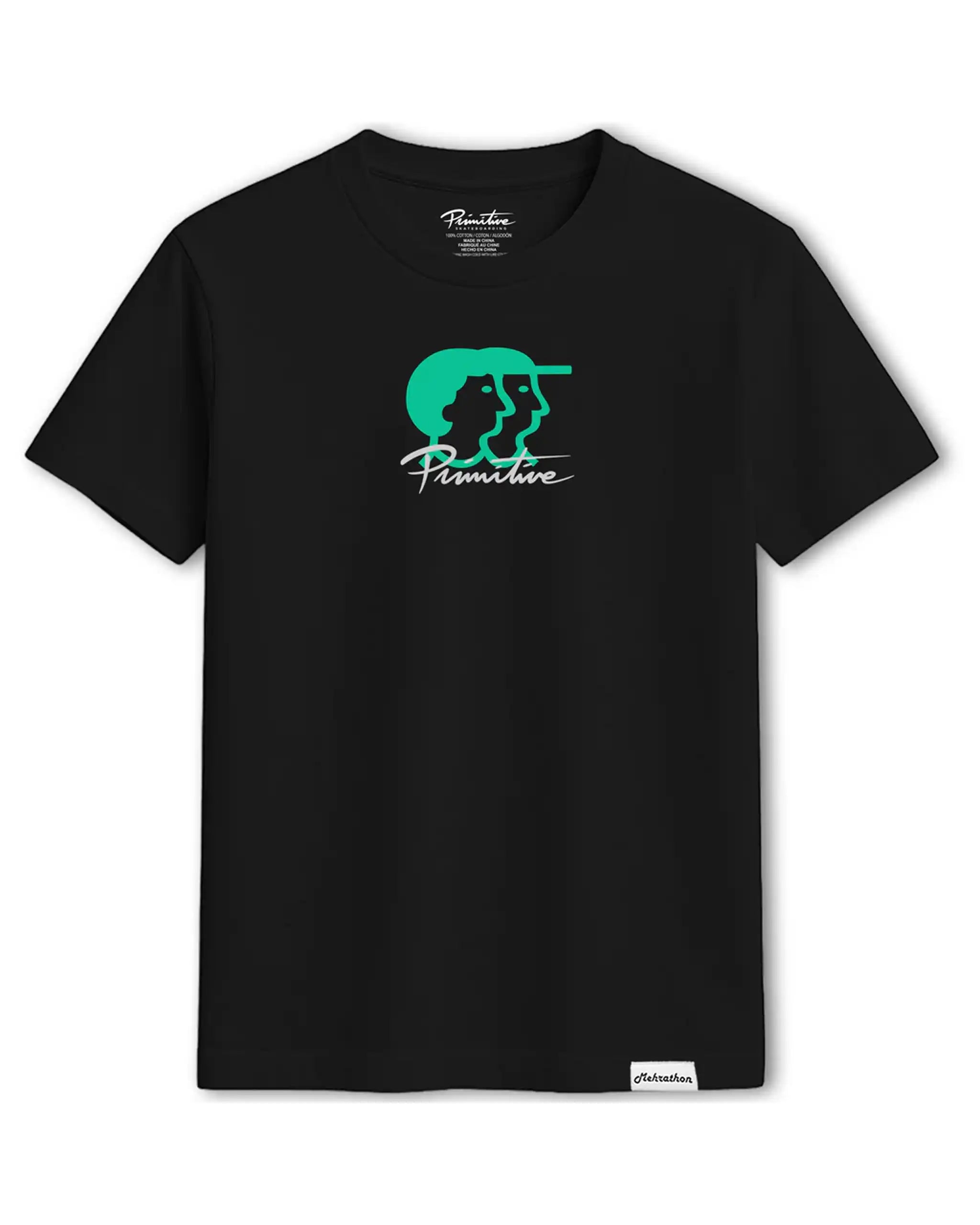 T-Shirt Mehrathon Norhtern Lights - Black
