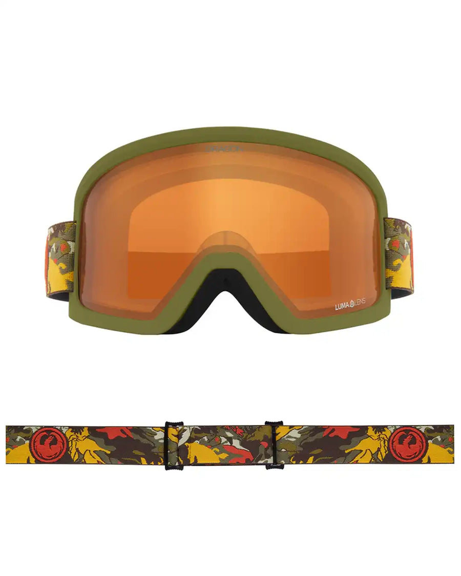Dx3 L Otg Goggles - Leafy Camo/Amber
