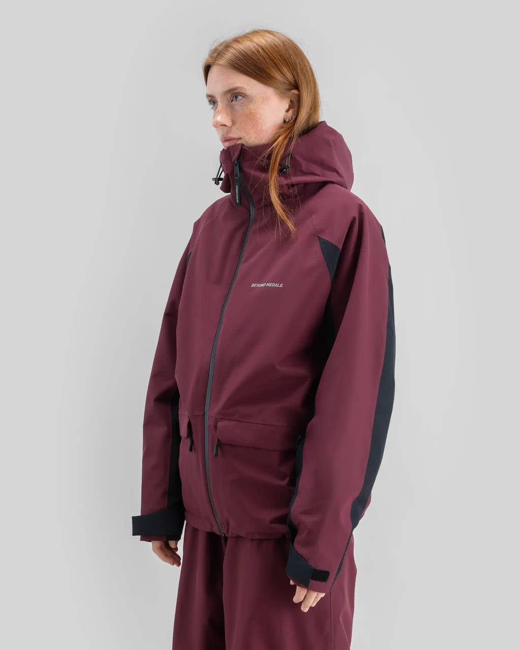 BEYOND MEDALS Nostalgia 2L Winter Jacket - Dark Red – view 5