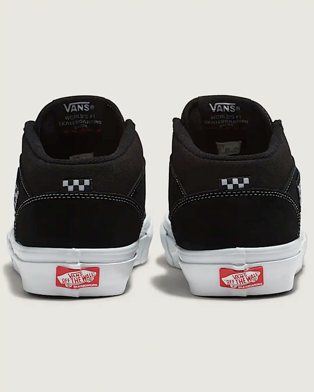 Skate Half Cab Shoes - Black/White