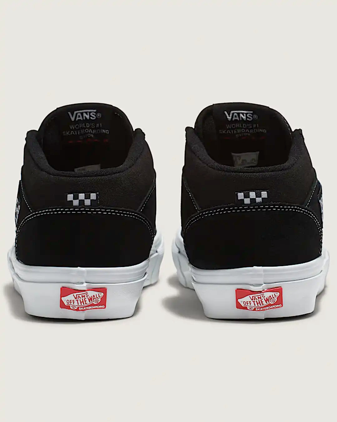 Skate Half Cab Shoes - Black/White