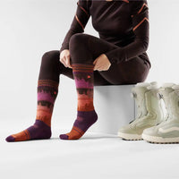 Women's Snowboard Twilight Vista OTC Thermal Socks - Purple Iris