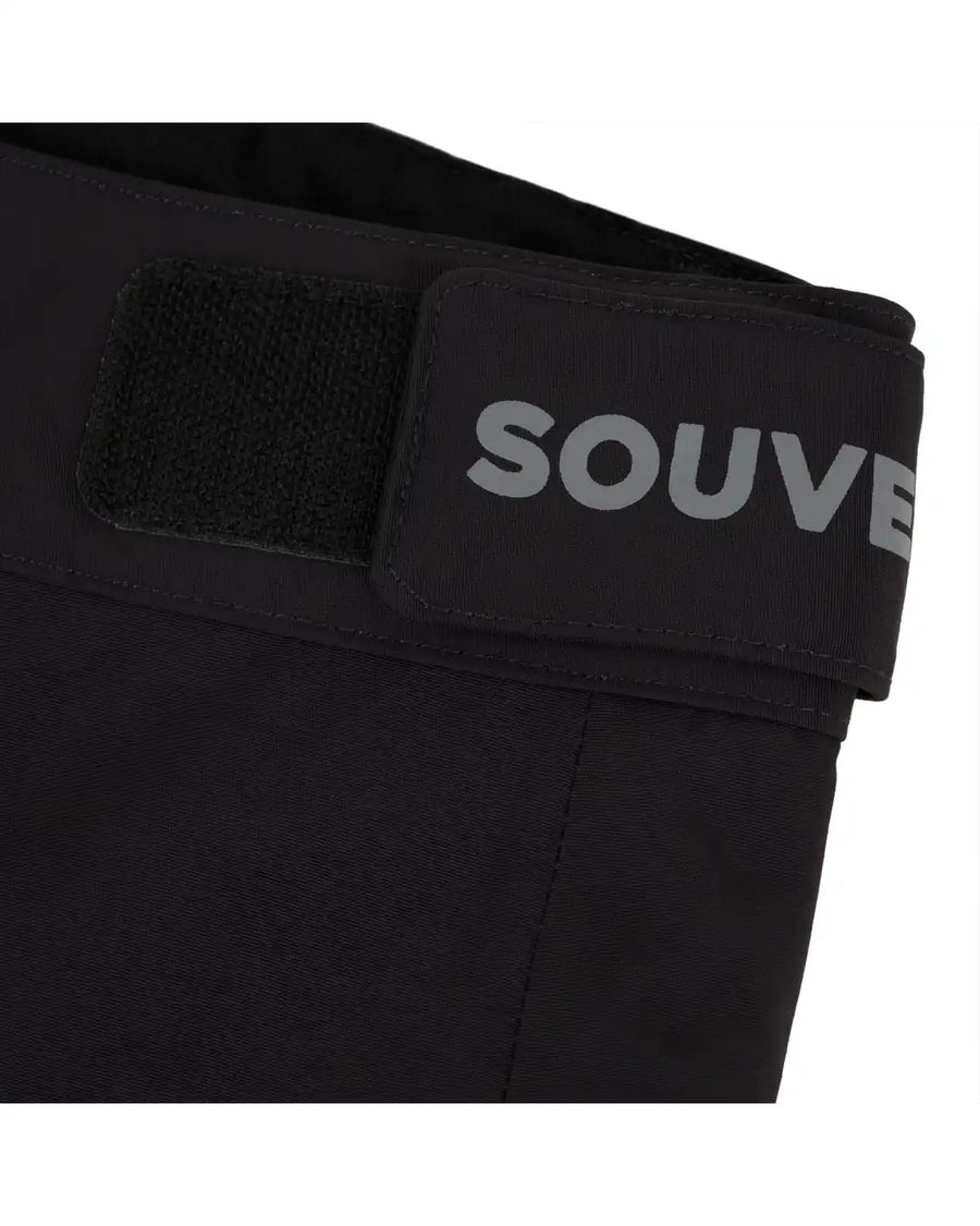 Pleated Chino Snow Pants - Black