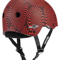 Protection Low Pro Spitfire Helmet - Red Swirl
