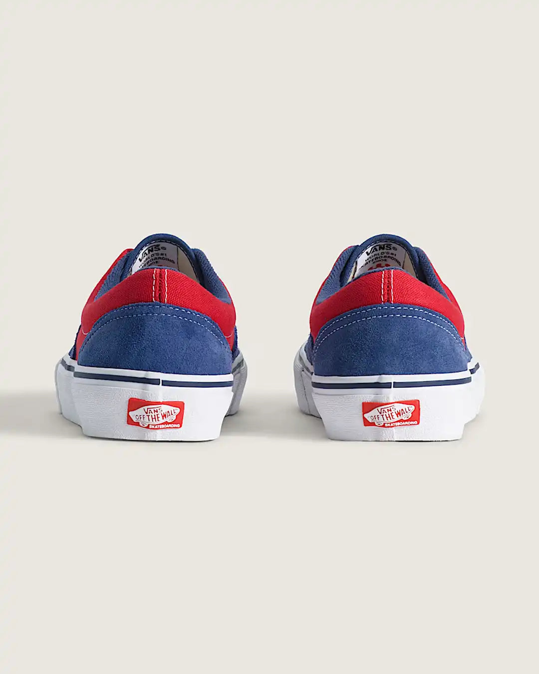 Skate Era Shoes - Blue/Red