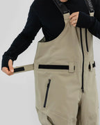 Tech 3L Snow Bib - Beige