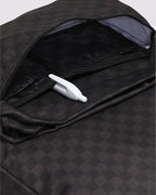 Old Skool Check Backpack - Black/Charcoal
