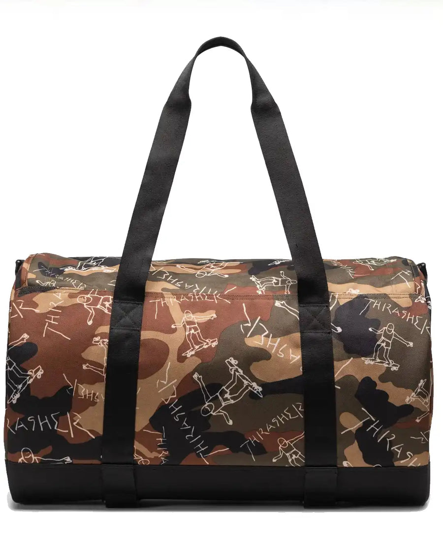 Thrasher Gonz Heritage Skate Duffle Bag - Woodland Camo