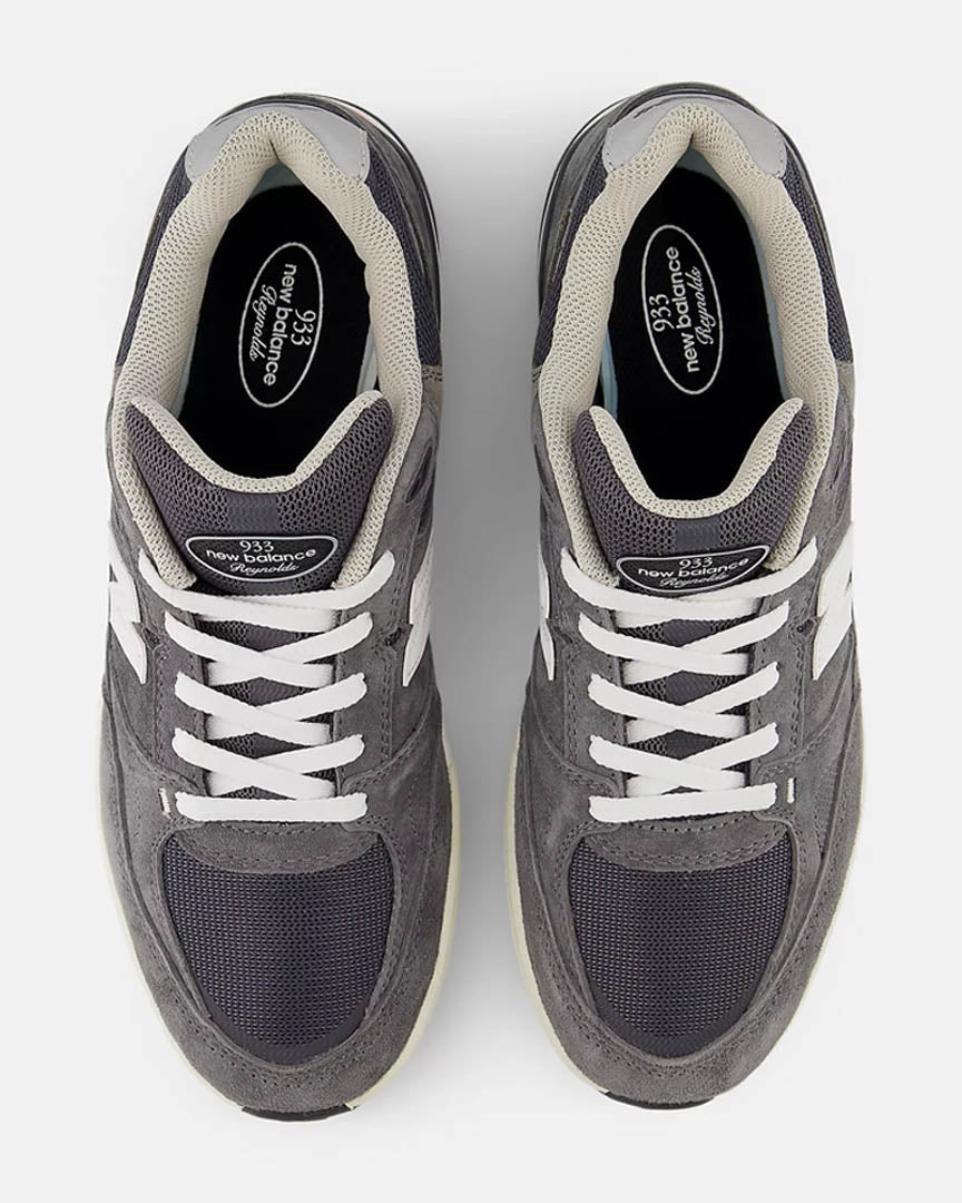 Numeric 933 Reynolds Shoes - Dark Grey/White