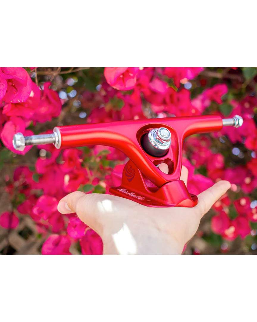 Reverse Kingpin V3 180Mm Longboard Trucks - Scralet Red