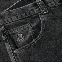 '93! Denim Jeans - Silver/Black