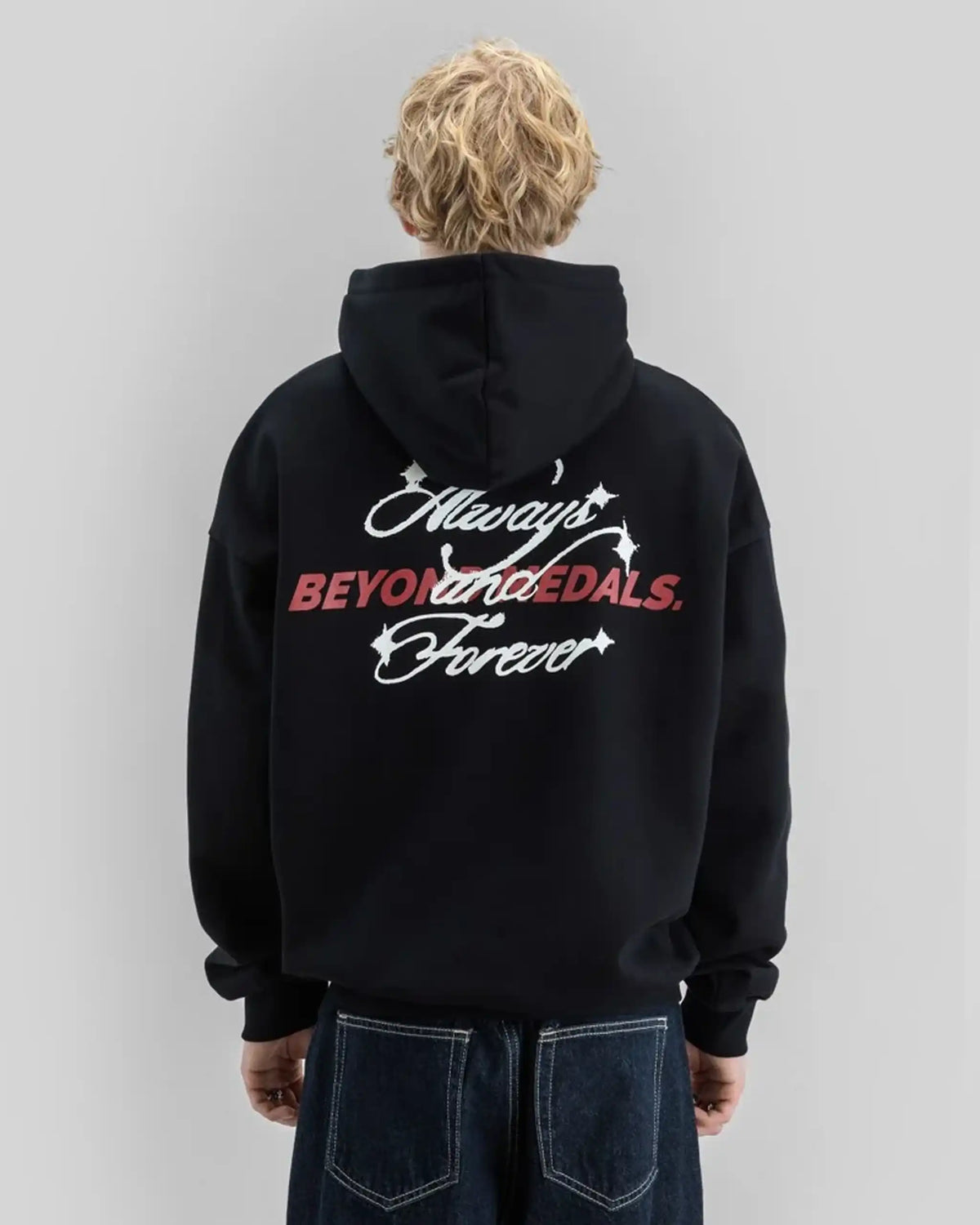 BEYOND MEDALS Forever Hoodie - Black – view 4