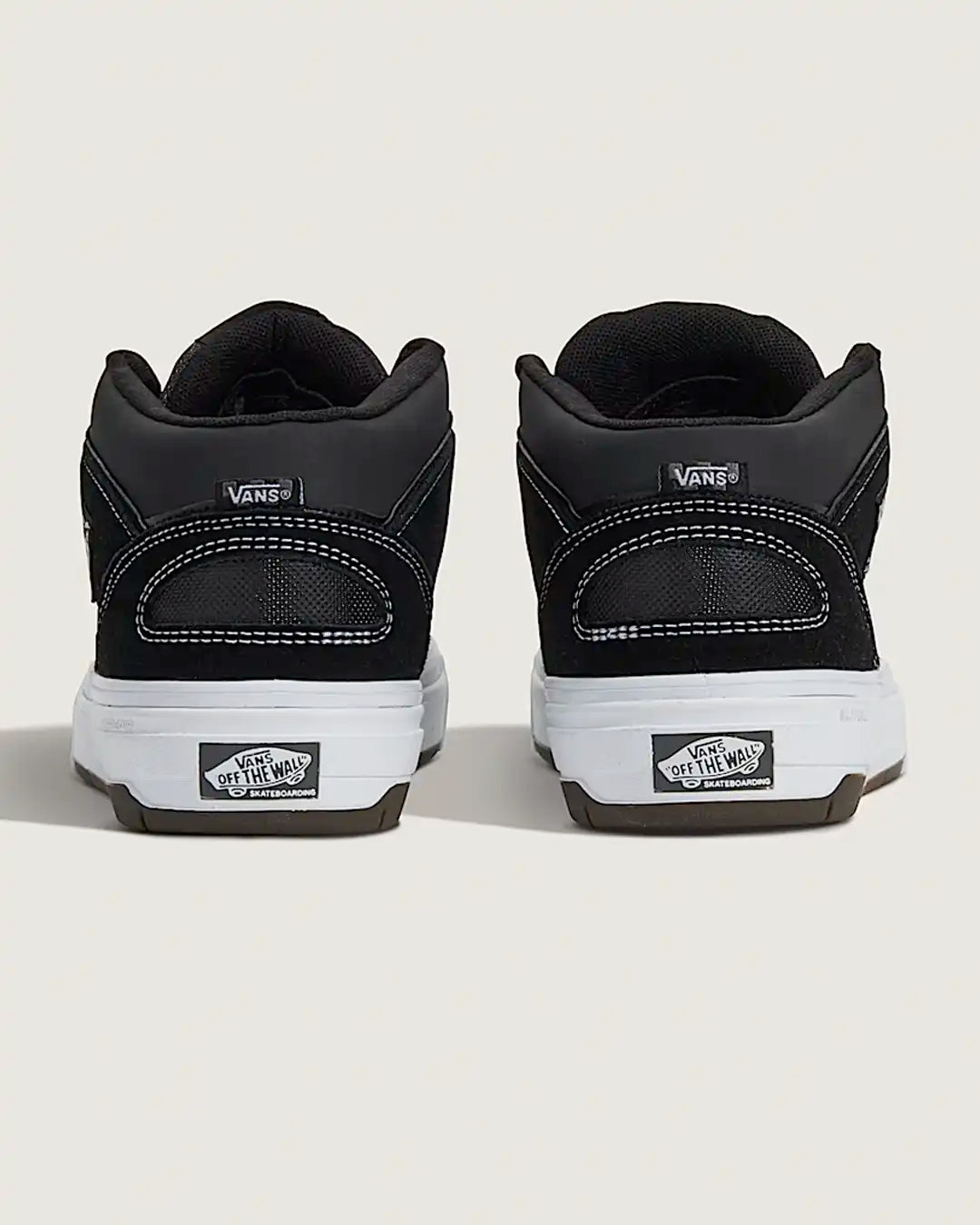Skate Half Cab Wafflecup Shoes - Black/White