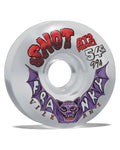 Franky Villani Conical 99A Skateboard Wheels - Crystal Clear