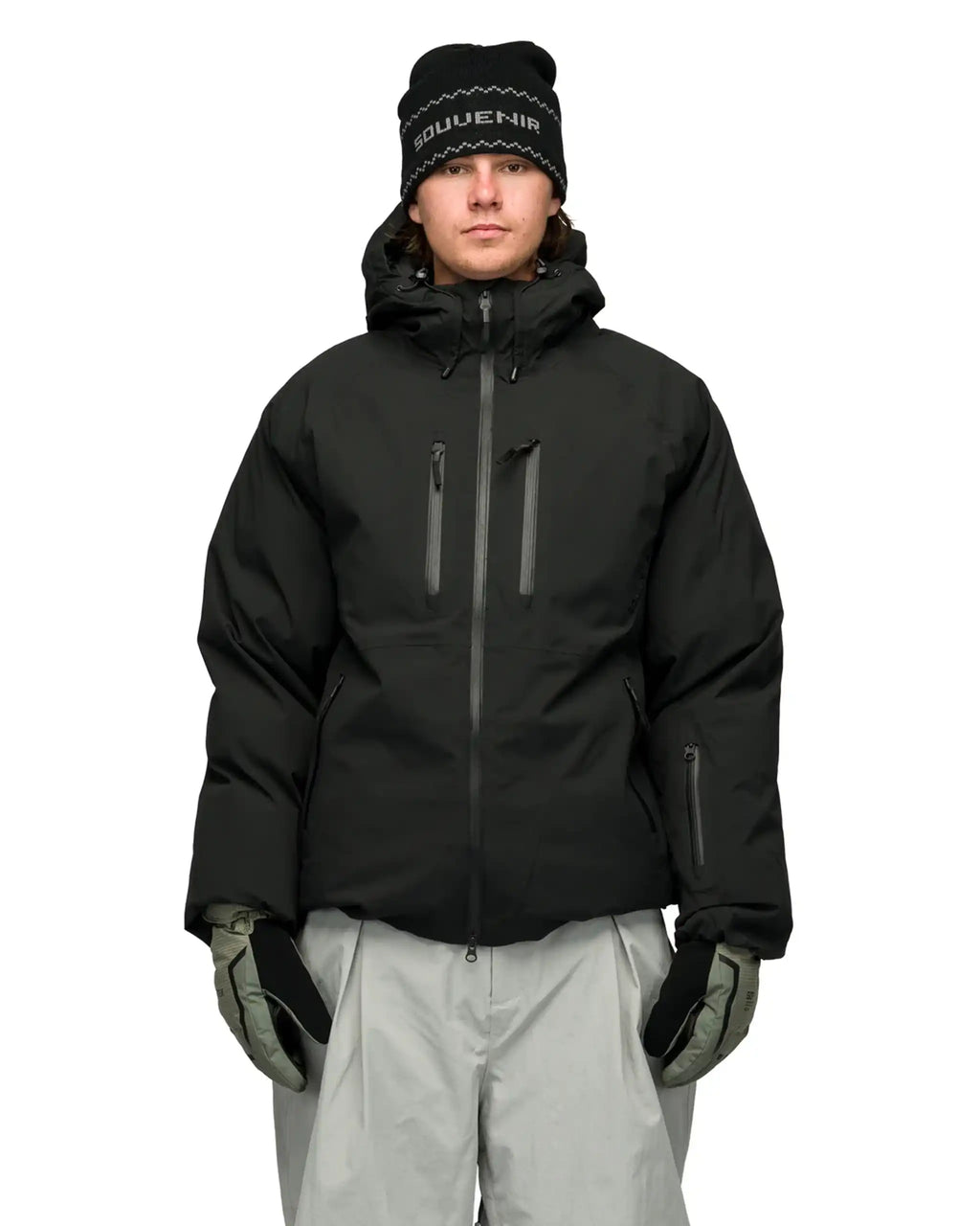 SOUVENIR Snowboard Parka Winter Jacket - Black – view 3