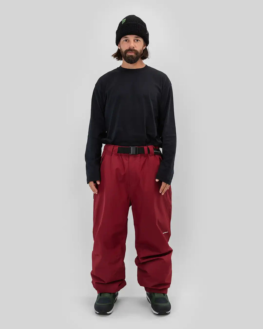 Nostalgia 2L Snow Pants - Dark Red