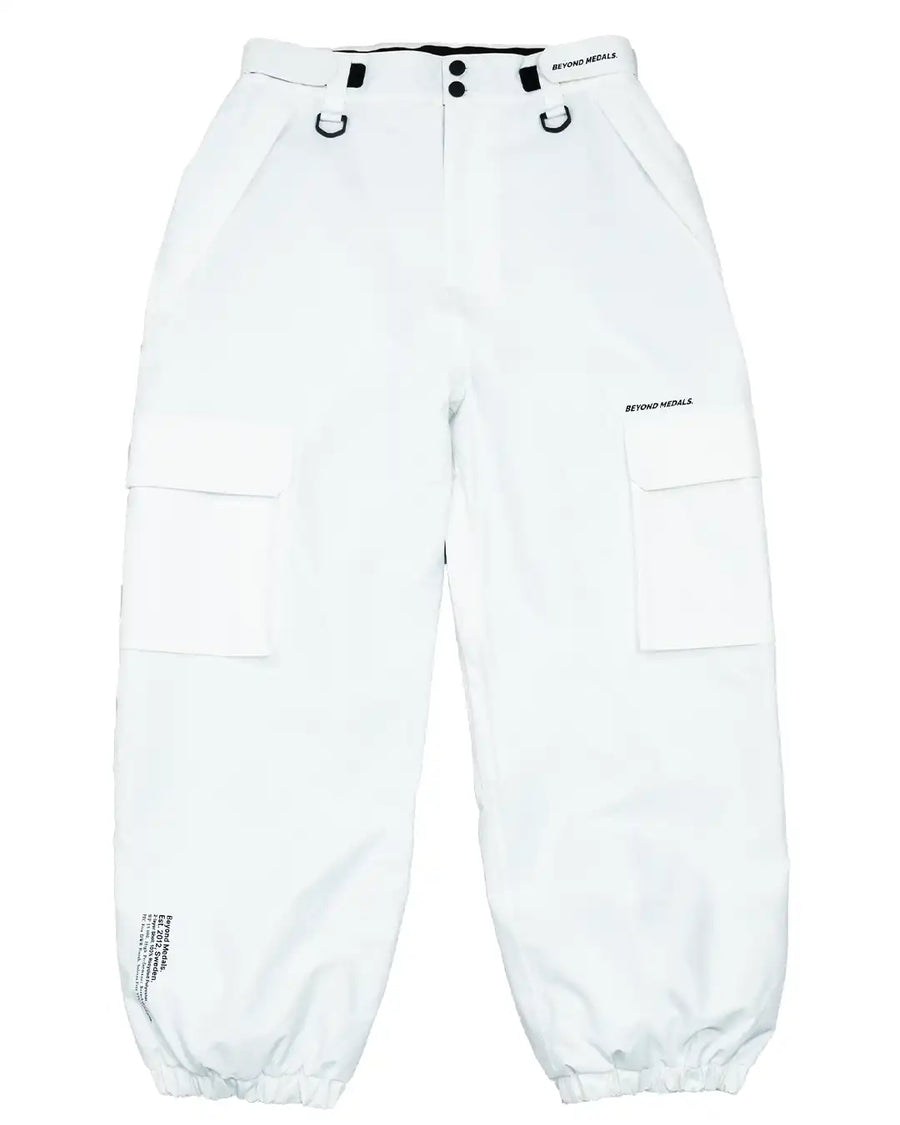 Pantalon Neige Cargo 2L - White