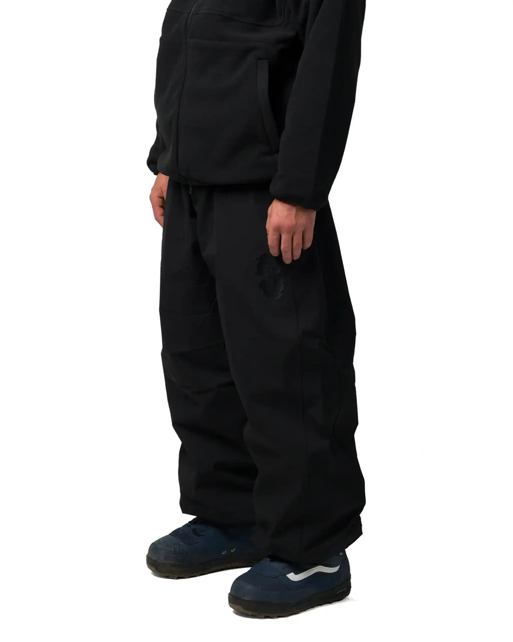 SOUVENIR Insulated Track Pant Snow Pants - Black – view 4
