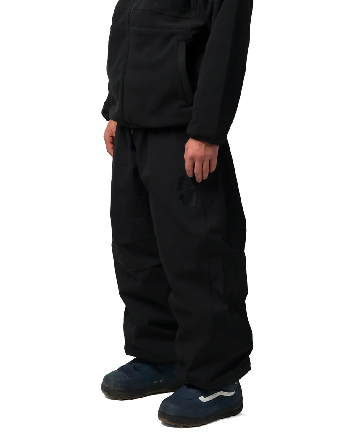 SOUVENIR Insulated Track Pant Snow Pants - Black – view 4