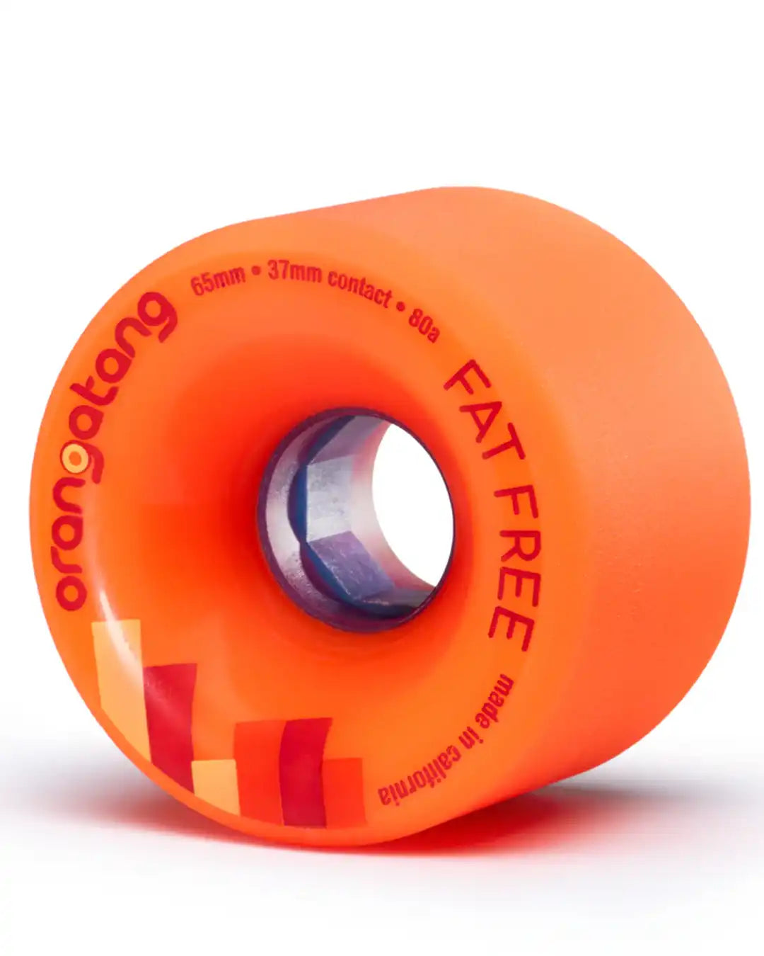 Roues de longboard Fat Free - Orange