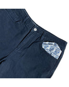 Wavy Classic Baggy Jeans - Navy