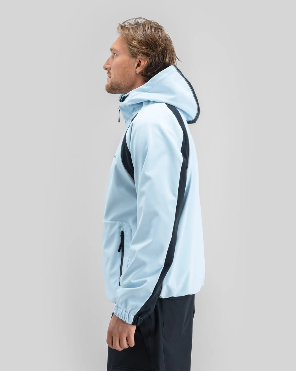 BEYOND MEDALS Softshell Jacket Winter Jacket - Light Blue – view 5