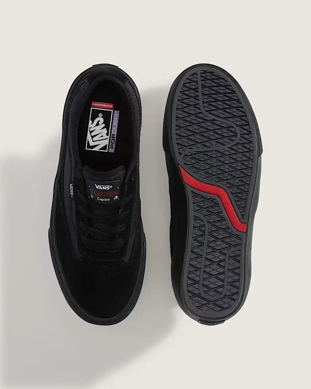 Souliers Skate Curren Caples - Black/Black