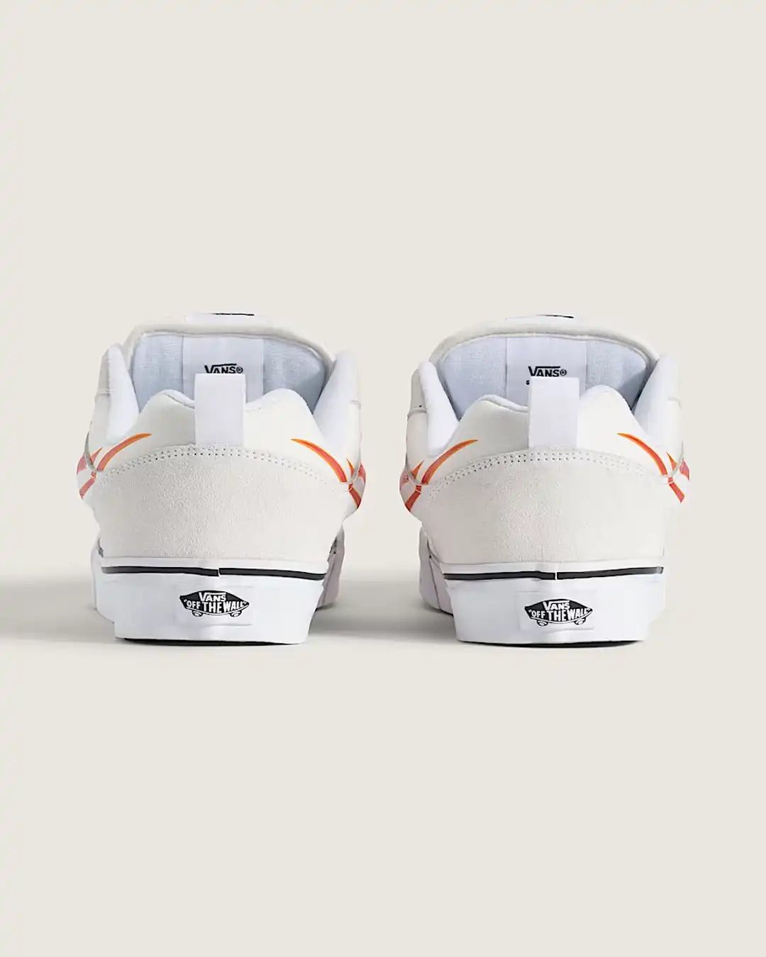 Knu Skool Shoes - Flame Cream