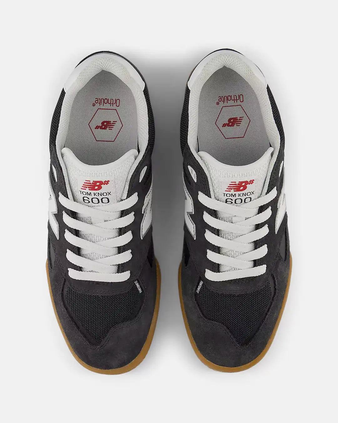 Numeric 600 Tom Knox Shoes - Dark Grey/White