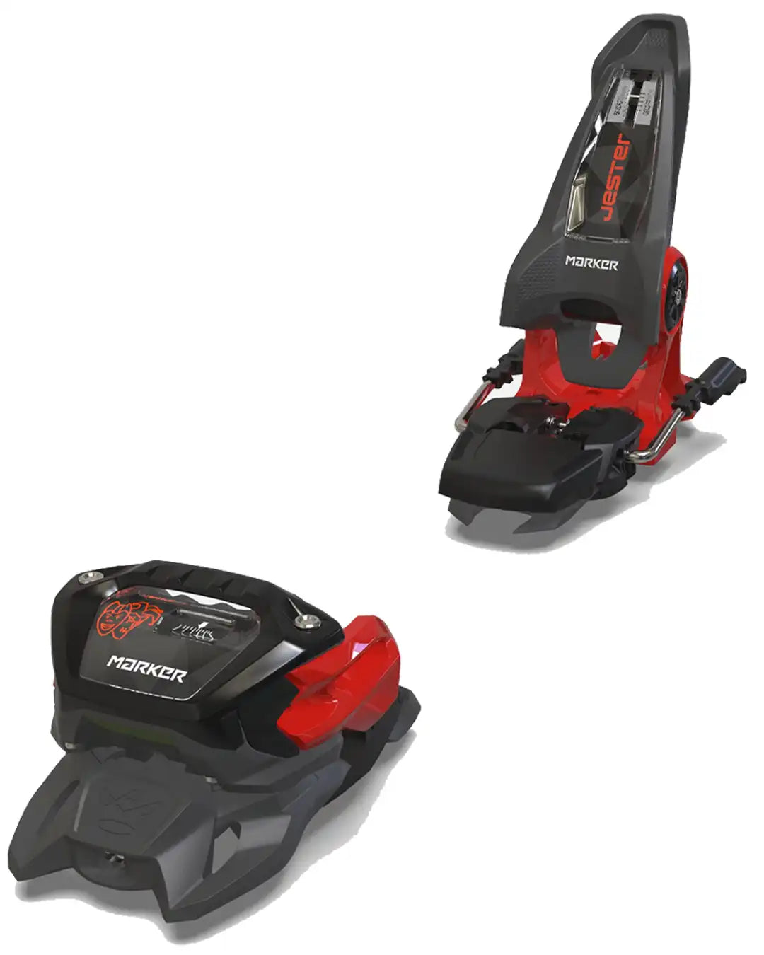 Jester 16 Ski Bindings - Anthracite/Black/Red 2026