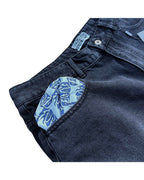 Short Wavy Baggy - Moon Black