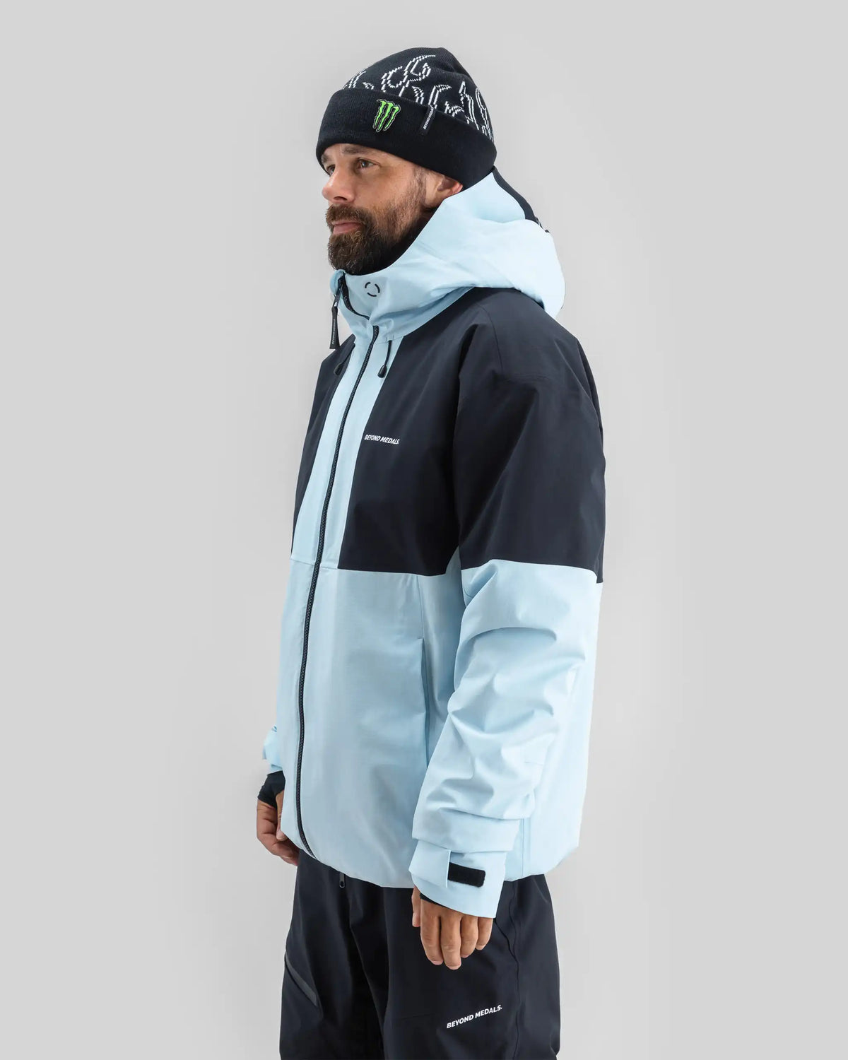 BEYOND MEDALS Fullzip 2L Ripstop Winter Jacket - Light Blue – view 4