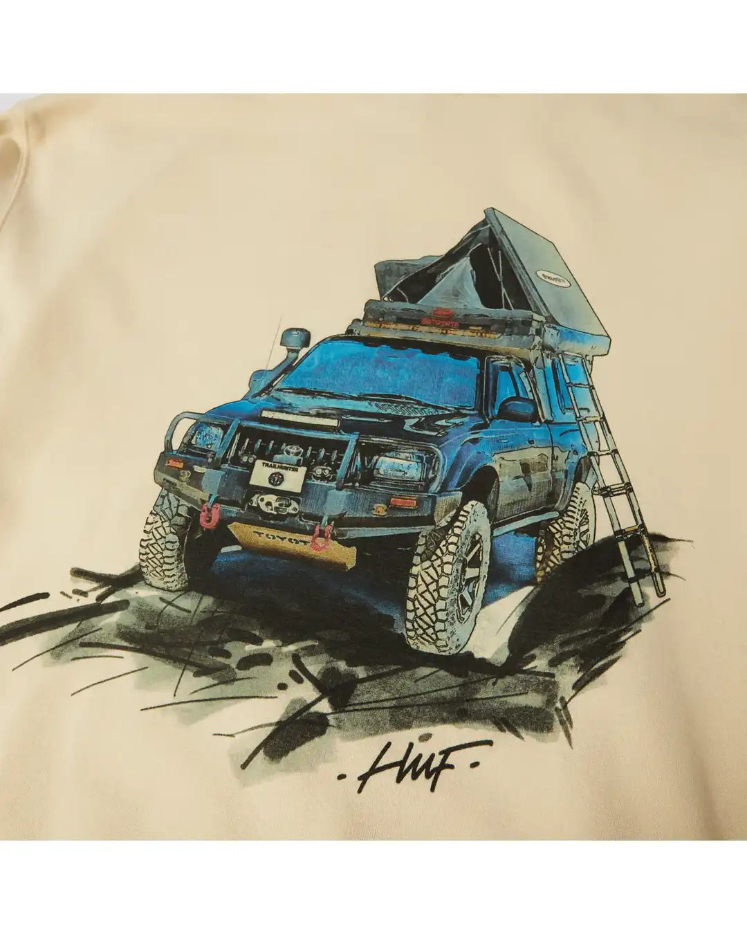 Toyota Th Tacoma Overland Hoodie - Sand